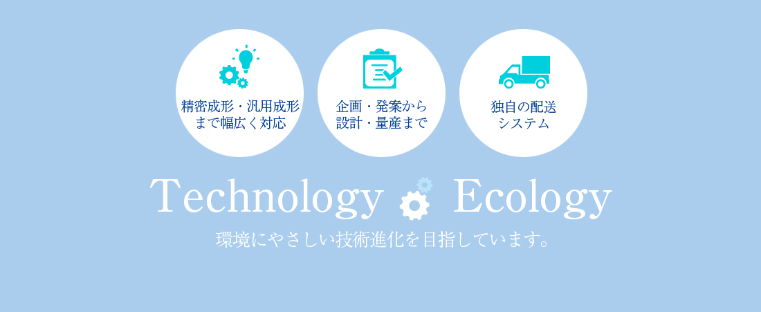 環境にやさしい技術進化を目指しています。